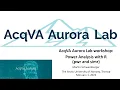 AcqVA Lab workshop Power Analysis with R - Part2