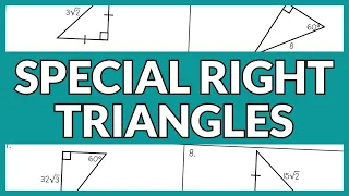 Special Right Triangles Lesson for High School Geometry