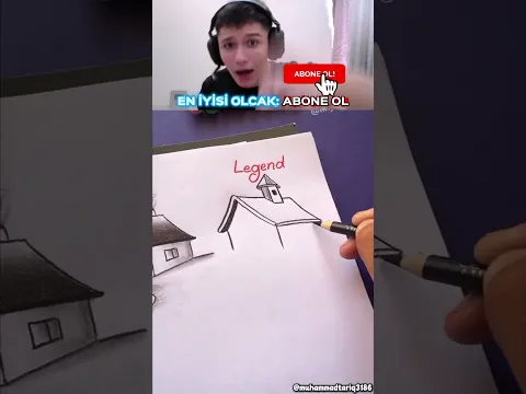 SÜRELERE Göre En İyi EV ÇİZİMİNİ YAPMAK😵‍💫🏠