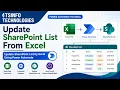 Power Automate Update SharePoint List From Excel Update SharePoint list by Excel Power Automate
