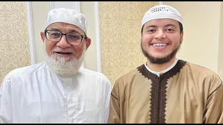   تلاوة القارئ إلياس حجري بين يدي شيخ عموم المقارئ المصرية   أحمد المعصراوي دندنها