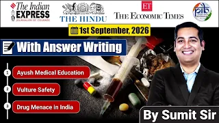 1 September 2026 | Editorial Discussion | Drug Menace, Vulture and Ayush
