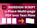 Placing All Pages of a PDF at Once with a Script InDesign