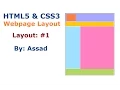 HTML5 and CSS Webpage Layout English
