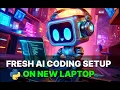 New AI coding environment for Python and Node js with VS Code Cursor Miniconda Copilot Copilot