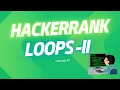 Java Loops II HackerRank