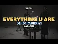 Download Lagu [KARAOKE] Hindia - Everything U Are (ORIGINAL KEY)