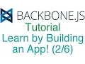 Learn Backbone js Tutorial by Building an App - Views and Adding to Collections