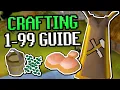 Easy OSRS Crafting Guide 1-99 Crafting with Molten Glass - Ironman Friendly QoL RuneLite Tips