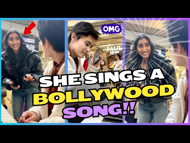 Download MP3 She requested the MOST FAMOUS BOLLYWOOD song ever BUT suddenly…🗣️🤯