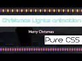 Christmas lights animation - Pure Css
