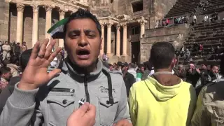 عدسة يقين هنا حوران مظاهرات لاخيار لنا الإ بإسقاط الاسد دندنها