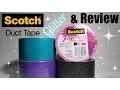 NEW Scotch Glitter Duct Tapes Review