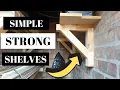 Making simple gallow shelf brackets woodworking basics