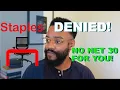 Denied for a Staples credit card Staples Tradeline Net 30 Vendors
