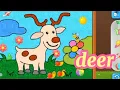 cute deer - coloring pictures of deer
