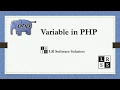 PHP tutorial - Variable in PHP