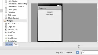 13 Working with Toggle Button Android Studio Tutorial