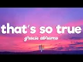 Download Lagu Gracie Abrams - That’s So True (Lyrics)