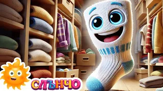 Малкото чорапче Ники Детска песничка Слънчо Мюзик 