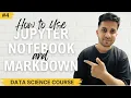 How to Use Jupyter Notebook Markdown Complete Python for Data Science Bootcamp