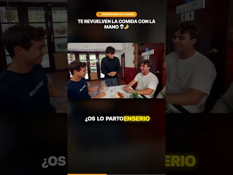 Servicio 5 estrellas: te revuelven la comida con la mano 💀🤌 #Ibai #Shorts #Gracioso #Viral #Humor