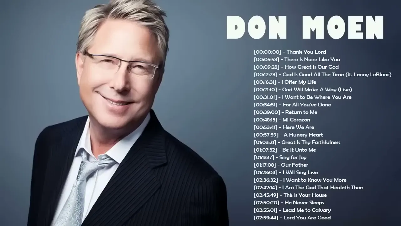 Don Moen Nonstop Praise and Worship Songs of ALL TIME | How Great is Our God  ,Thank You Lord ,...