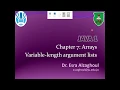 Java Variable length argument lists In Arabic