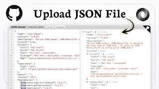 How to add a JSON file on GitHub Repository Update