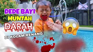 Download GAWAT DEDE BAYI MUNTAH DARAH DI KOLAM RENANG | CHIKAKU FAMILY MP3