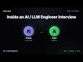 AI LLM Engineer Mock Interview Easy to Hard Full Walkthrough