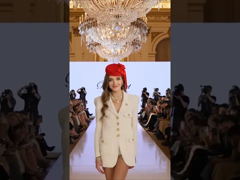 🎀 Timeless Parisian Elegance in Crimson & Ivory. #fashion #maximalistfashion #fashionweek