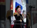 Lagu Beautiful Russian Female Soldier Sings KATYUSHA at the Military Event #beautifularmy #militarywoman