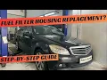 Mercedes OM651 Coolant Leak Fuel Filter Housing replacement C220 CDI C250 CDI E220 CDI E250 CDI