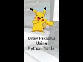 Pikachu using Python Turtle