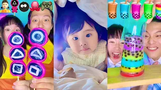 Random Emoji Food Challenge ASMR Compilation! 🥵bubble tea(Part390)