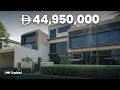 Inside a AED 44 950 000 Dubai Hills Mansion With BURJ KHALIFA Views