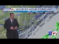 WPRI 12 Weather Forecast for 25 Clouds and sun today drier