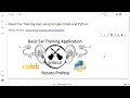 Python Tutorial Basic Musical Intervals and Chords Ear Training Application in Python and Colab