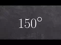 Converting 150 degrees to radian form
