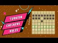 Turkish Draughts Rules - How To Play Checkers