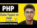 Data Types in PHP PHP Tutorial PHP Beginners Tutorial in Hindi