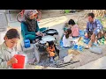 Download Lagu The efforts of my father Noorbakhsh and the cooking of my mother Kobra with rice curd. The village
