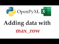 Find Excel s Last Row Automatically Using OpenPyXL