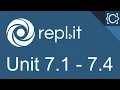 Units 7 1 - 7 4 Lists CodingBytes Python REPL it speedrun