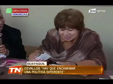 Cevallos hay que encaminar una política diferente