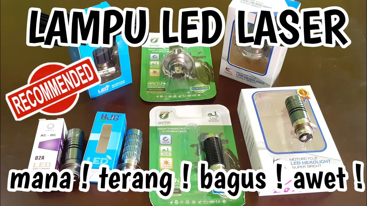 REVIEW LAMPU MOTOR LED BEBEK ! COMPARE KUALITAS DAN HARGA