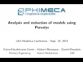 Analysis and reduction of Modelica models using Persalys