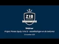 Lagu Webinar - Private Equity I t/m IX - ontwikkelingen en de toekomst