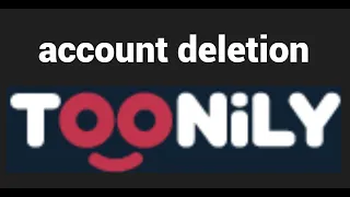 How to delete an account on the Toonily website